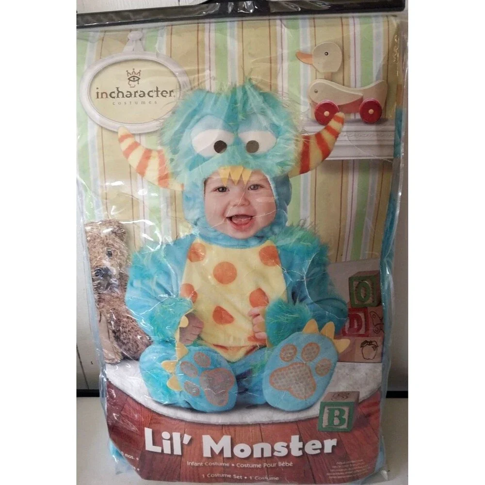 Lil' Monster Infant Halloween Costume 0-6 Months Brand NEW Super Cute!